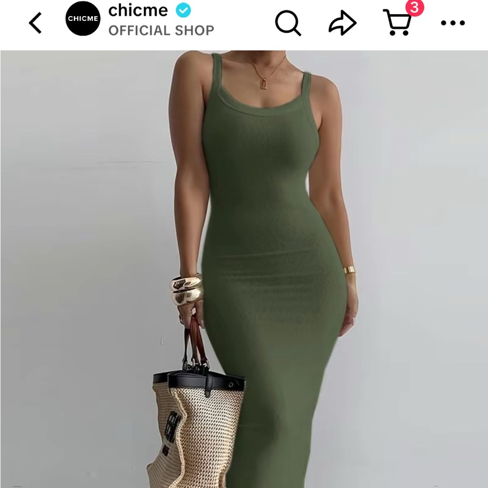 Chic Green Maxi Skirt Flowing Silhouette
